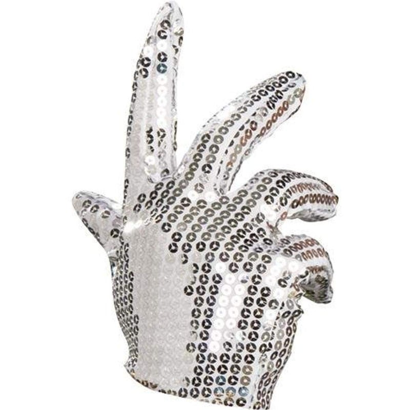 Rubies Michael Jackson Sequin Glove - Image 1